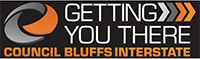 Council Bluffs Interstate Logo - Stacked - Dark